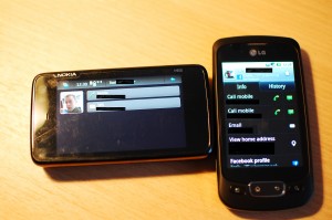 Nokia N900 and LG Optimus One Android 2.2 Nokia N900 and LG Optimus One Android 2.2